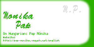 monika pap business card