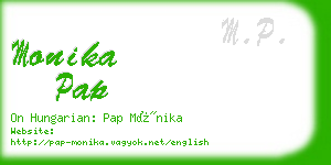 monika pap business card